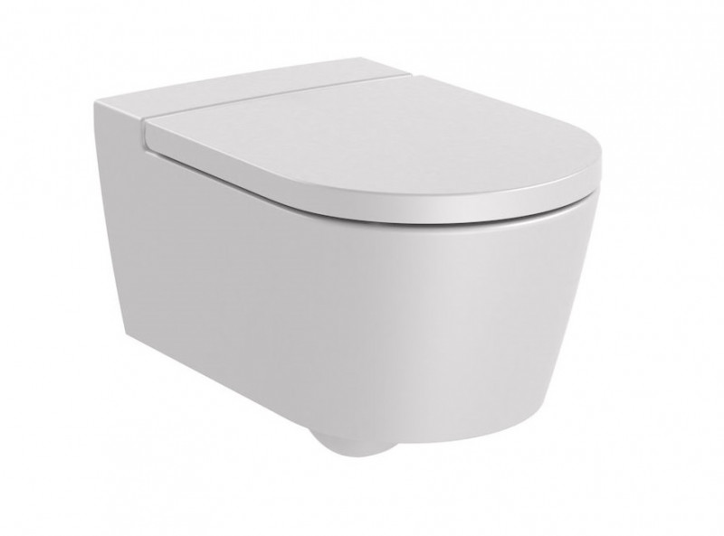 Roca Inspira Round Rimless muszla wisząca 56x37 cm perłowy A346527630