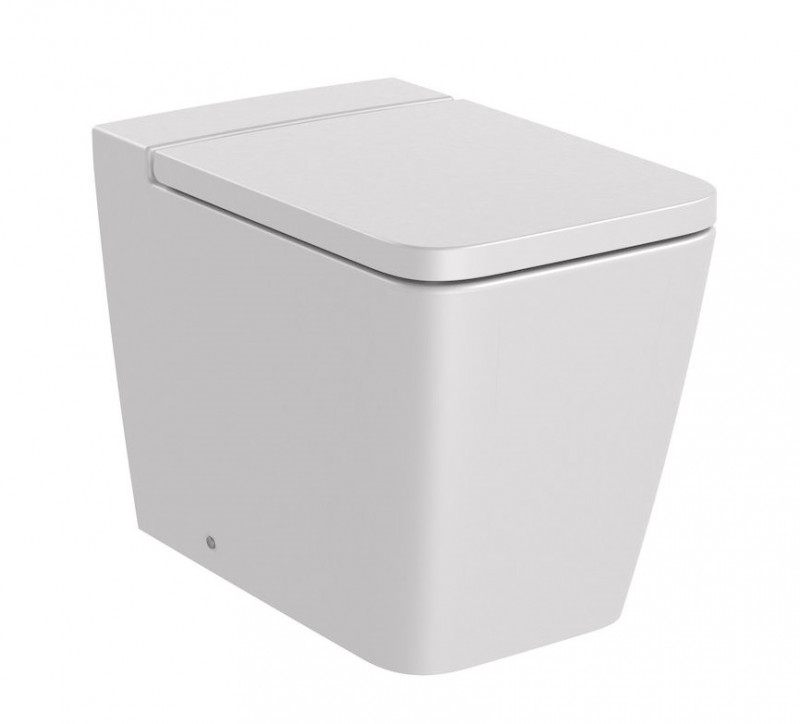 Roca Inspira Square Rimless muszla stojąca odpływ uniwersalny 56x37 cm perłowy A347537630