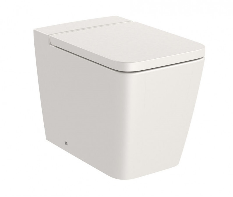 Roca Inspira Square Rimless muszla stojąca odpływ uniwersalny 56x37 cm beżowy A347537650