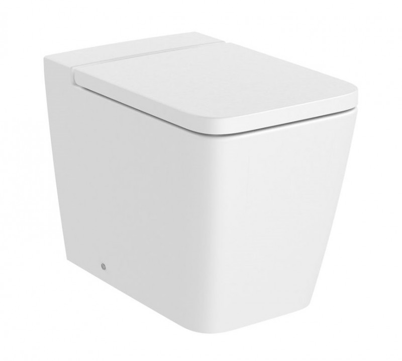 Roca Inspira Square Rimless muszla stojąca odpływ uniwersalny 56x37 cm biały matowy A347537620