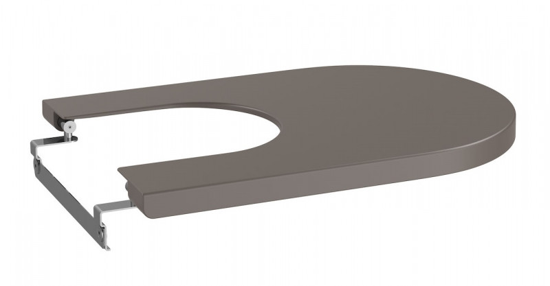 Roca Inspira Round deska pokrywa bidetowa wolnoopadająca Supralit cafe A80652266B