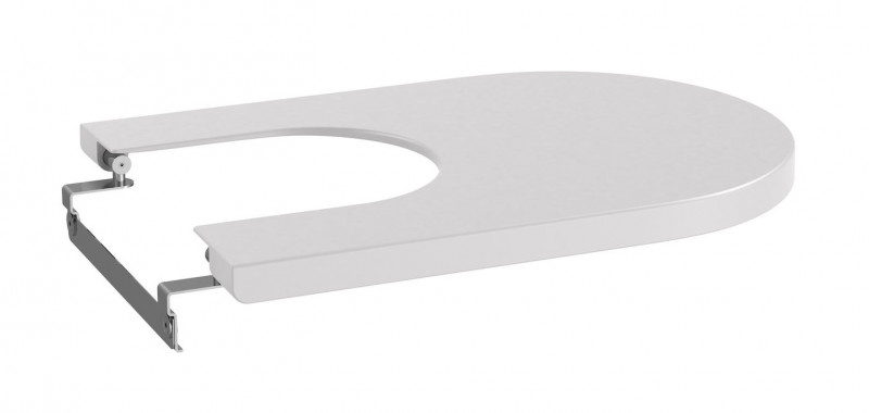 Roca Inspira Round deska pokrywa bidetowa wolnoopadająca Supralit perłowy A80652263B