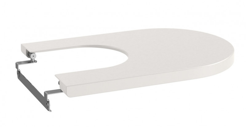 Roca Inspira Round deska pokrywa bidetowa wolnoopadająca Supralit beżowy A80652265B