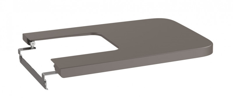 Roca Inspira Square deska pokrywa bidetowa wolnoopadająca Supralit cafe A80653266B