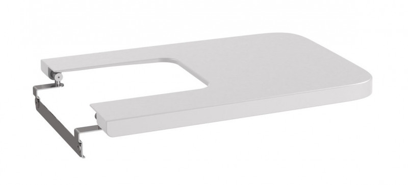 Roca Inspira Square deska pokrywa bidetowa wolnoopadająca Supralit perłowy A80653263B