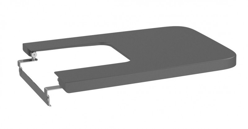 Roca Inspira Square deska pokrywa bidetowa wolnoopadająca Supralit onyks A80653264B