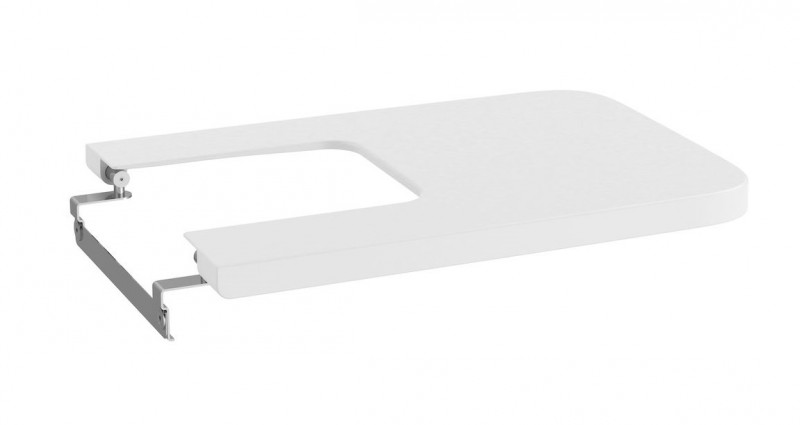 Roca Inspira Square deska pokrywa bidetowa wolnoopadająca Supralit biały matowy A80653262B