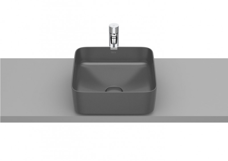 Roca Inspira Square umywalka nablatowa 37x37 onyks A327532640