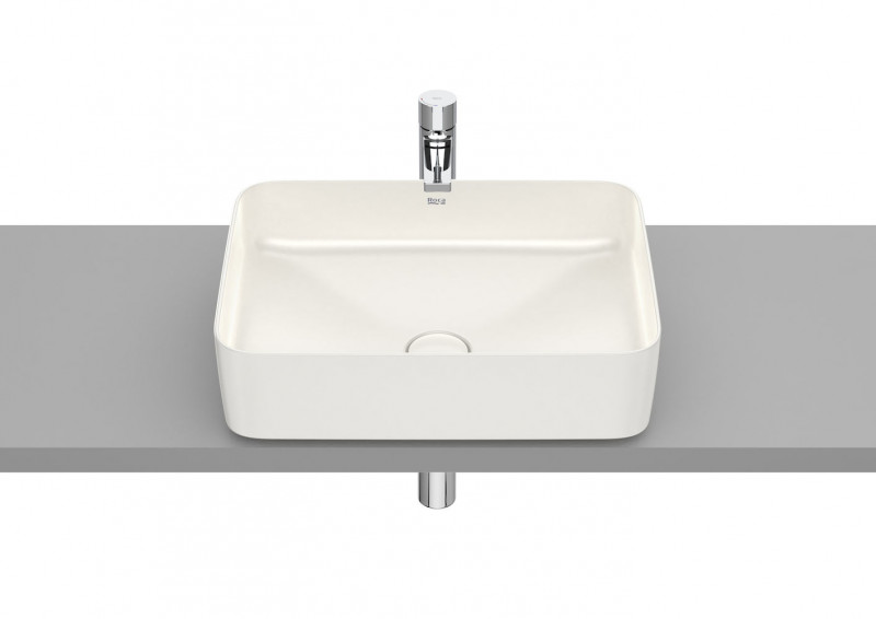 Roca Inspira Square umywalka nablatowa 50x37 beżowy A327530650