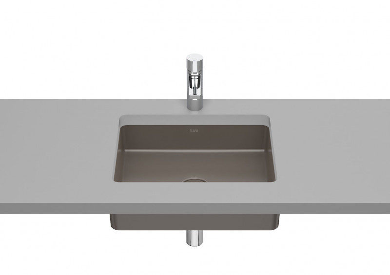 Roca Inspira Square umywalka podblatowa 43x32 cafe A327536660