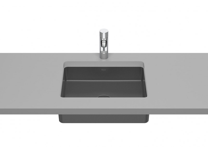 Roca Inspira Square umywalka podblatowa 43x32 onyks A327536640