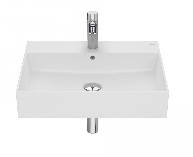 Roca Inspira Square umywalka wisząca 60x49 biały matowy A32752C620