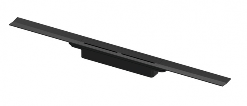 Tece Drainprofile odpływ liniowy 120 cm odwodnienie liniowe profil regulowany czarny szczotkowany 671221