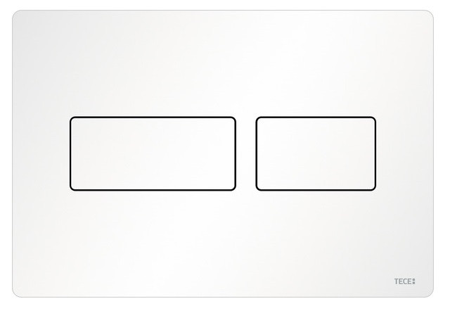 Tece Solid przycisk spłukujący metalowy do stelaża WC biały matowy 9240433