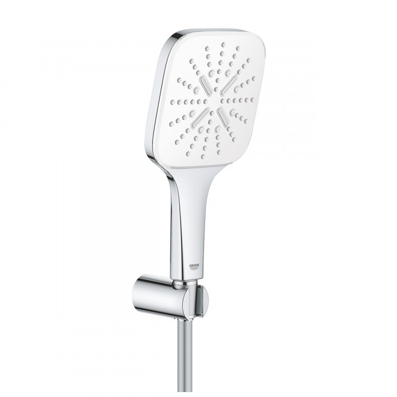 Grohe Rainshower SmartActive 130 Cube zestaw prysznicowy punktowy moon white 26589LS0