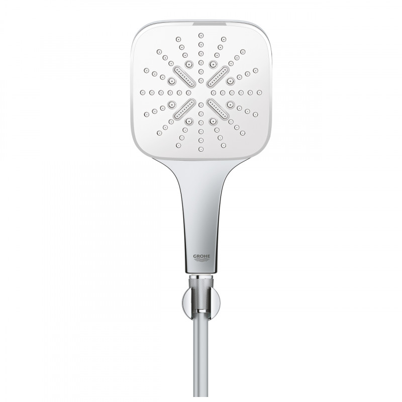 Grohe Rainshower SmartActive 130 Cube zestaw prysznicowy punktowy moon white 26589LS0