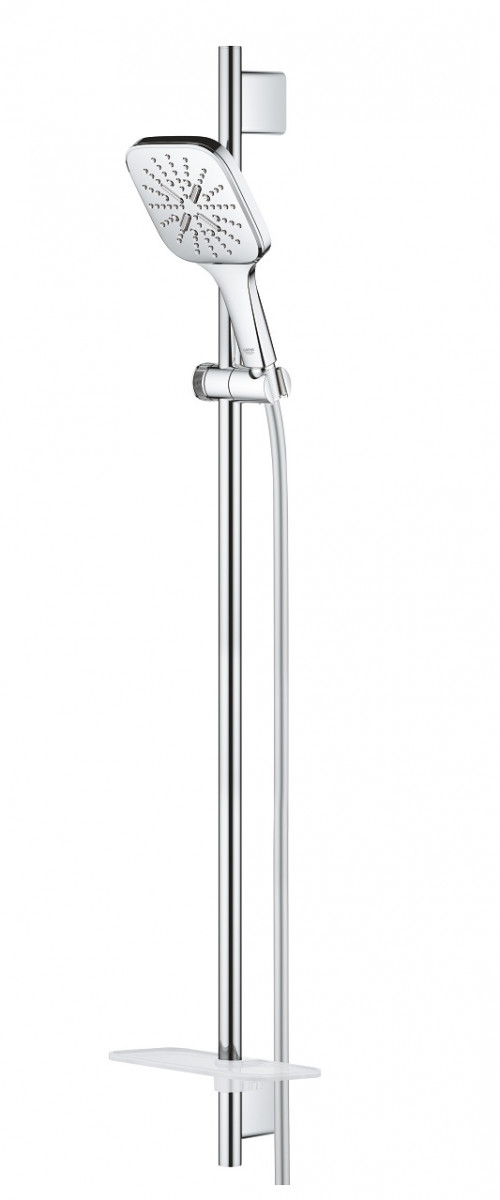 Grohe Rainshower SmartActive Cube 130 zestaw prysznicowy z drążkiem 0,9m chrom 26586000