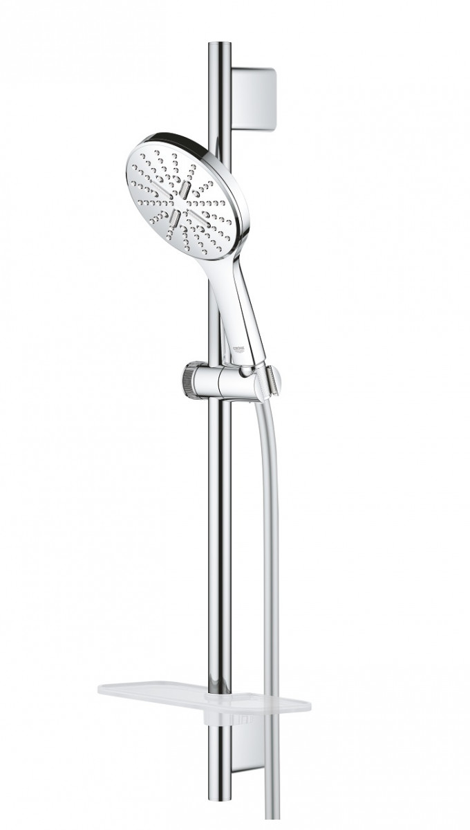 Grohe Rainshower SmartActive 130 zestaw prysznicowy  z drążkiem 0,6m chrom 26575000