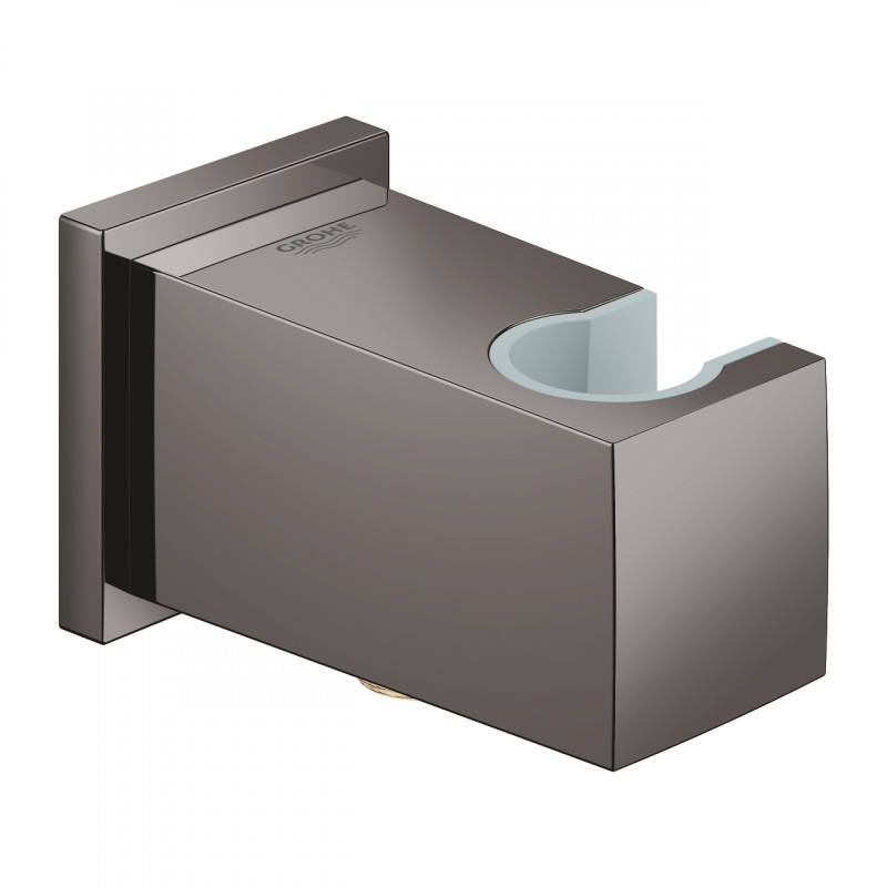 Grohe Euphoria Cube przyłącze kątowe z uchwytem węża grafit polerowany hard graphite 26370A00