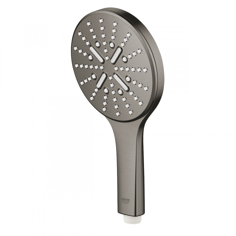 Grohe Rainshower SmartActive 130 słuchawka prysznicowa 3 strumienie grafit szczotkowany brushed hard graphite 26574AL0