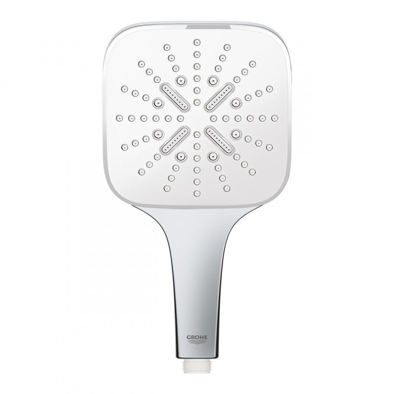 Grohe Rainshower SmartActive 130 Cube słuchawka prysznicowa 3 strumienie moon white 26582LS0a
