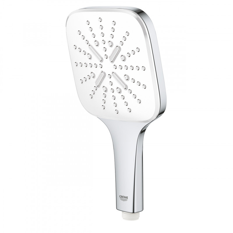 Grohe Rainshower SmartActive 130 Cube słuchawka prysznicowa 3 strumienie moon white 26582LS0a
