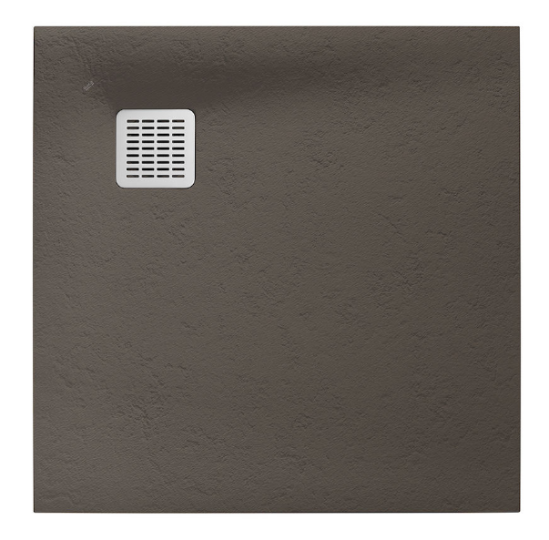 Roca Terran brodzik kwadratowy 90x90 z syfonem konglomerat stonex cafe AP10338438401660