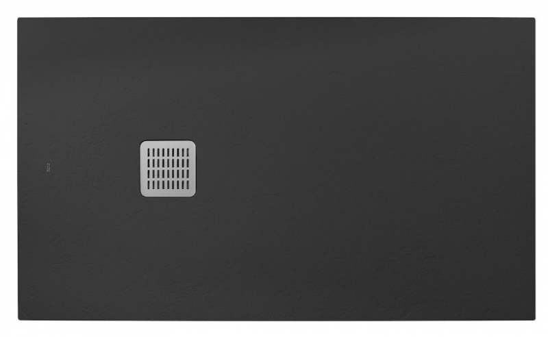 Roca Terran brodzik prostokątny 140x80 z syfonem konglomerat stonex onyks AP10157832001640