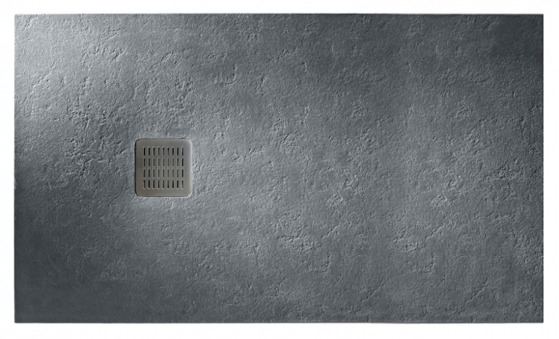 Roca Terran brodzik prostokątny 180x100 z syfonem konglomerat stonex szary łupek AP1017083E801200