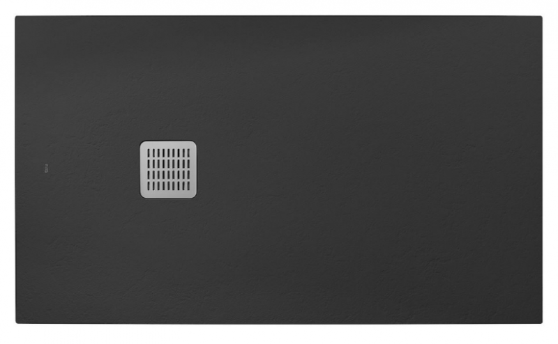 Roca Terran brodzik prostokątny 160x100 z syfonem konglomerat stonex onyks AP1016403E801640