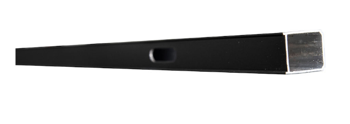 Roca Capital Black profil poszerzający do ścianek stałych 2 CM czarny AM38195060