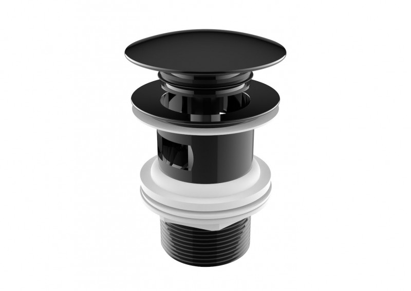 Roca Aqua korek Click-clack do umywalek z pokrywą czarny A5054015CN