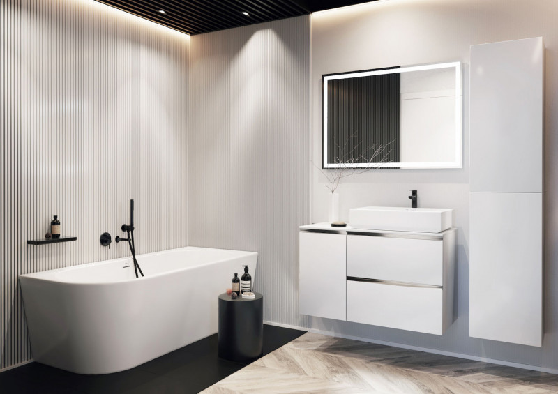 Roca Eternity wanna wolnostojąca przyścienna prawa 165x75 akryl biały A248592000