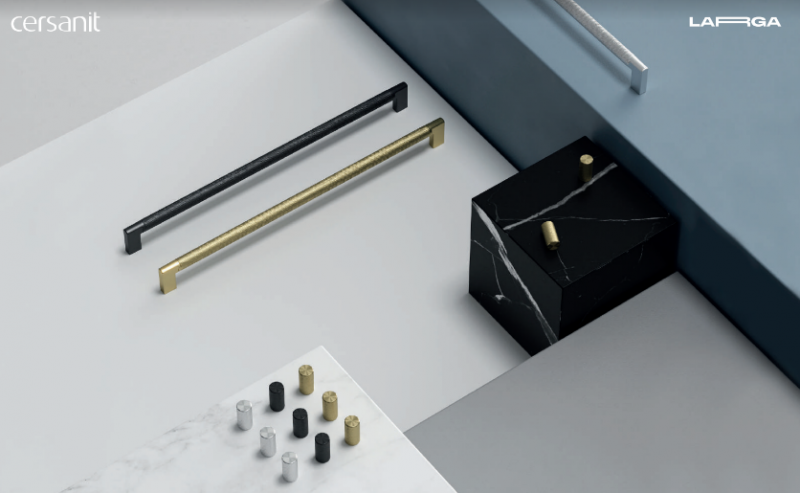 Cersanit Larga uchwyty gałka meblowa czarna S599-0145