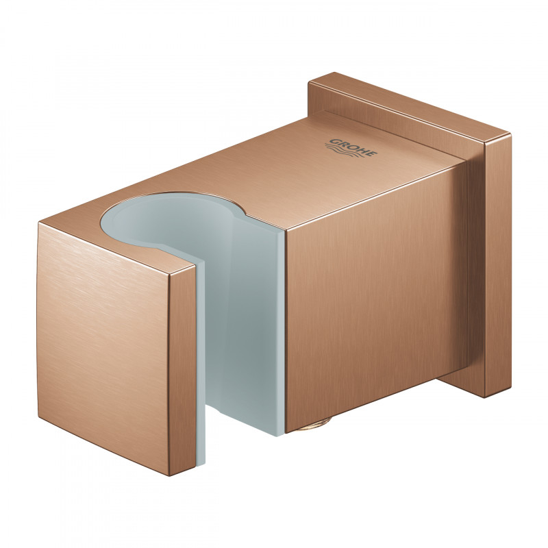 Grohe Euphoria Cube przyłącze kątowe z uchwytem węża złoto szczotkowane brushed warm sunset 26370DL0