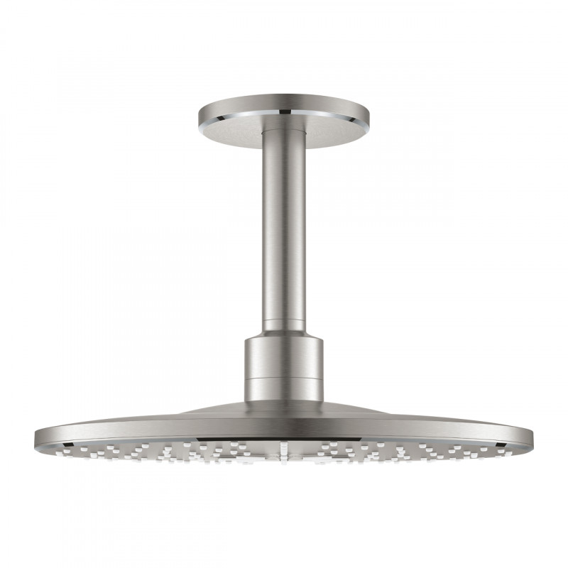 Grohe Rainshower 310 SmartActive deszczownica głowica prysznicowa 31x31 z ramieniem sufitowym stal nierdzewna 26477DC0