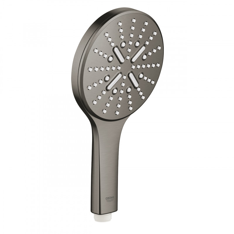 Grohe Rainshower SmartActive 130 słuchawka prysznicowa 3 strumienie grafit szczotkowany brushed hard graphite 26574AL0