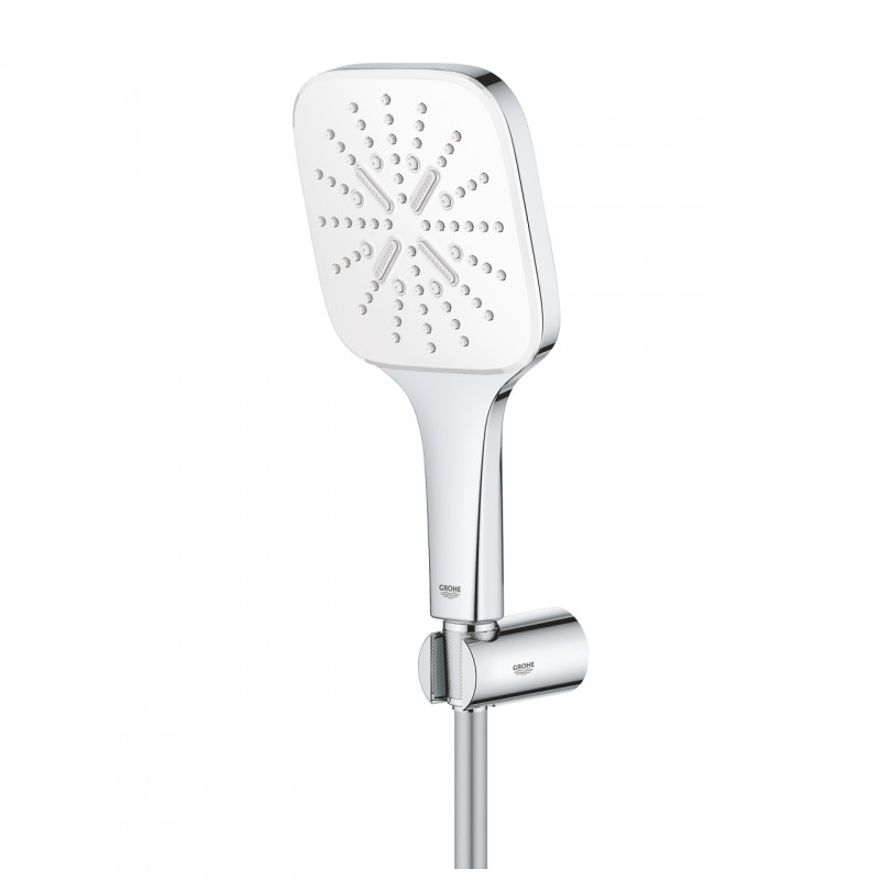 Grohe Rainshower SmartActive 130 Cube zestaw prysznicowy punktowy moon white 26589LS0