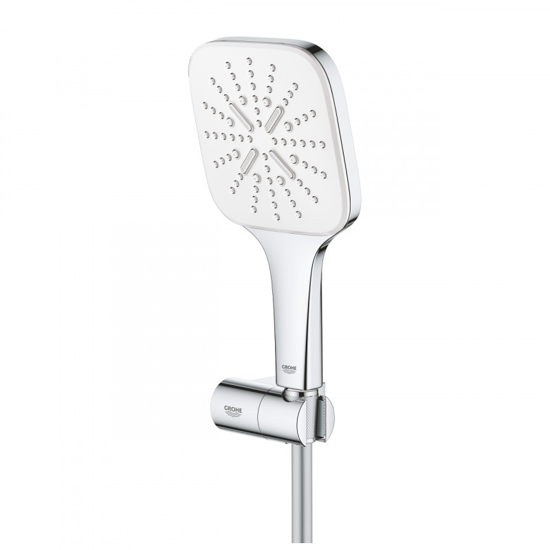 Grohe Rainshower SmartActive 130 Cube zestaw prysznicowy punktowy moon white 26588LS0