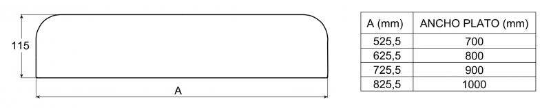 Roca Aquos osłona odpływu brodzika 80 cm cafe A276356660