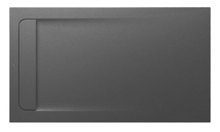Roca Aquos brodzik prostokątny 140x80 ze zintegrowanym odpływem liniowym Stonex onyks AP60157832001640