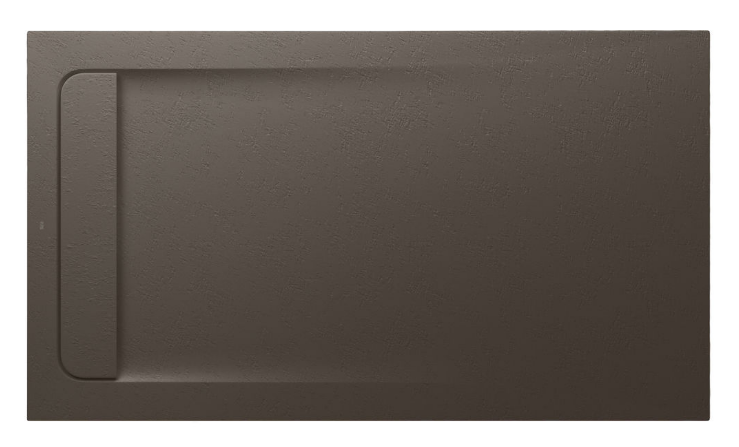 Roca Aquos brodzik prostokątny 140x80 ze zintegrowanym odpływem liniowym Stonex cafe AP60157832001660
