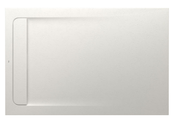 Roca Aquos brodzik prostokątny 140x90 ze zintegrowanym odpływem liniowym Stonex beżowy AP60157838401650