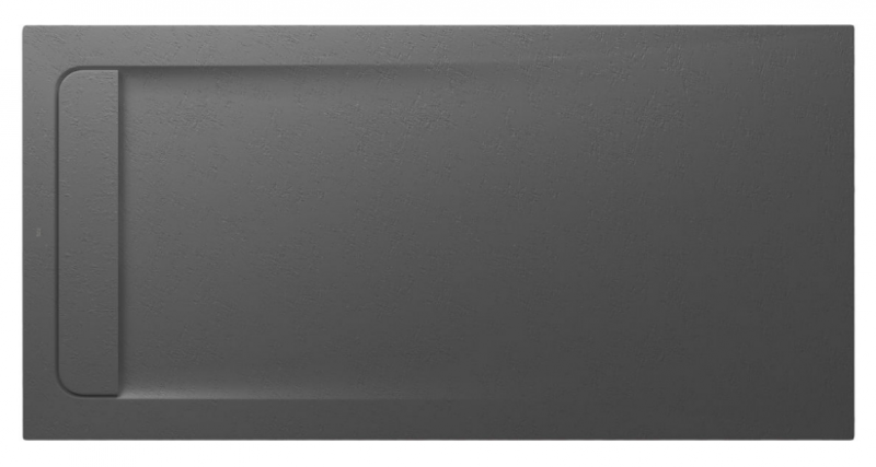 Roca Aquos brodzik prostokątny 160x80 ze zintegrowanym odpływem liniowym Stonex onyks AP60164032001640