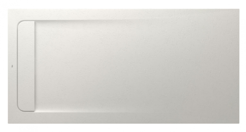 Roca Aquos brodzik prostokątny 160x80 ze zintegrowanym odpływem liniowym Stonex beżowy AP60164032001650