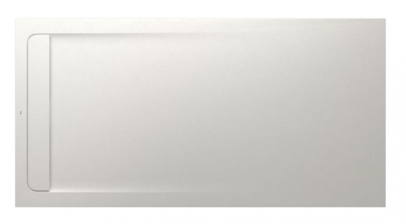 Roca Aquos brodzik prostokątny 200x100 ze zintegrowanym odpływem liniowym Stonex beżowy AP6017D03E801650