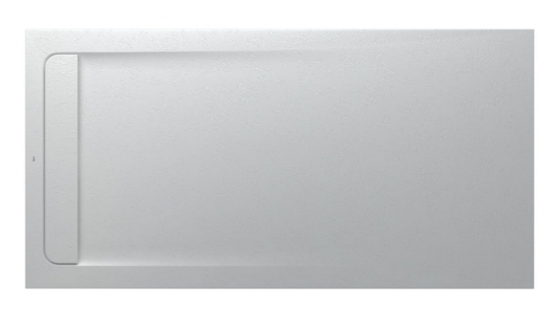 Roca Aquos brodzik prostokątny 180x90 ze zintegrowanym odpływem liniowym Stonex perłowy AP60170838401630