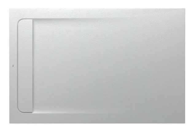 Roca Aquos brodzik prostokątny 140x90 ze zintegrowanym odpływem liniowym Stonex perłowy AP60157838401630
