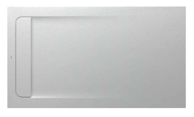 Roca Aquos brodzik prostokątny 140x80 ze zintegrowanym odpływem liniowym Stonex  perłowy AP60157832001630