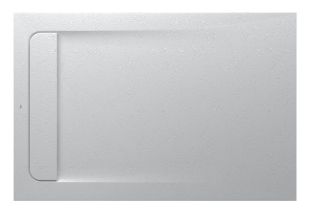 Roca Aquos brodzik prostokątny 120x80 ze zintegrowanym odpływem liniowym Stonex perłowy AP6014B032001630